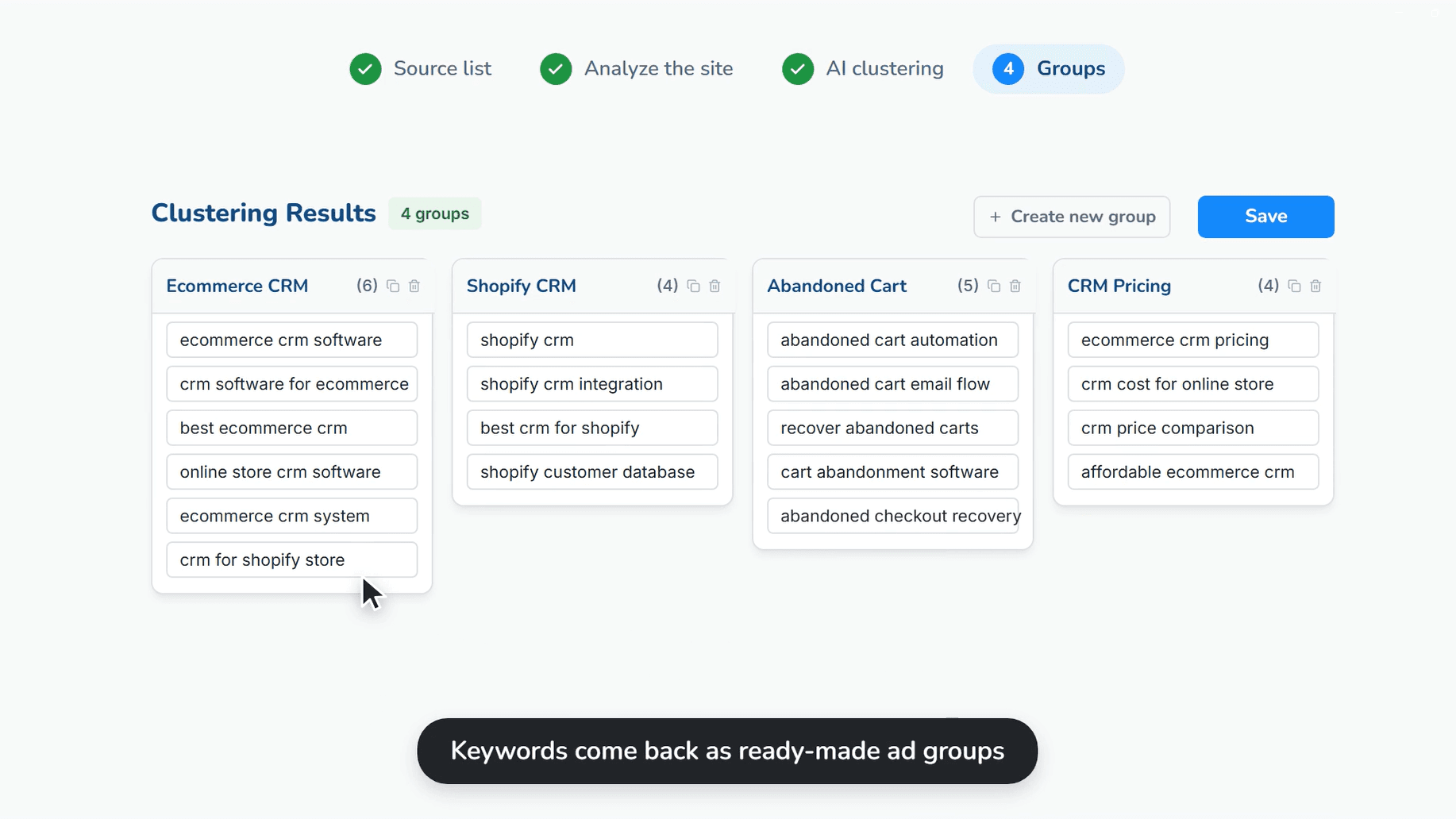 3. Smart Clustering