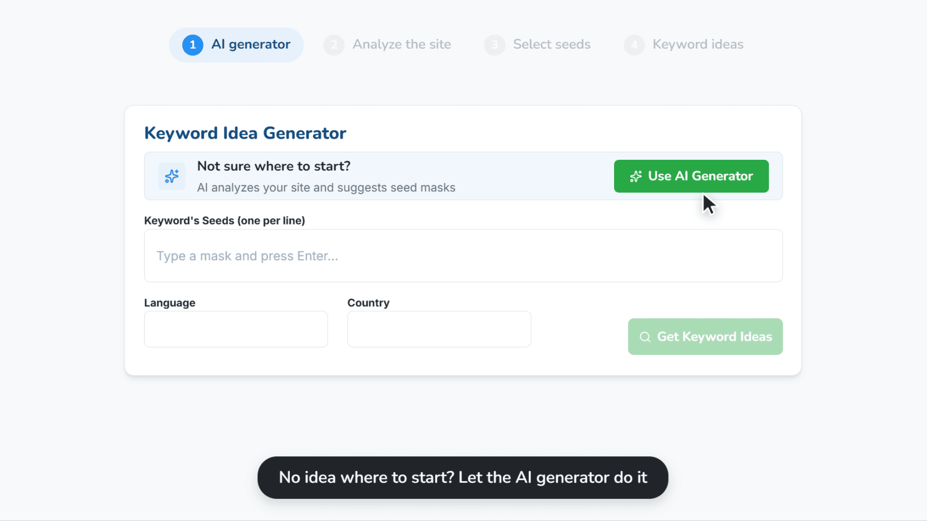 1. Keyword Collection