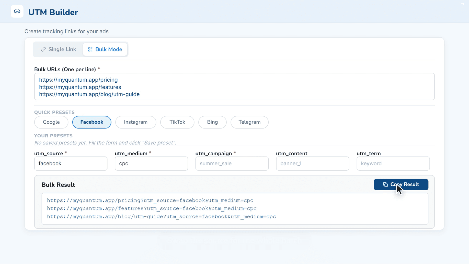 6. UTM Builder